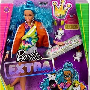 Barbie Extra Blue Afro Hair Doll